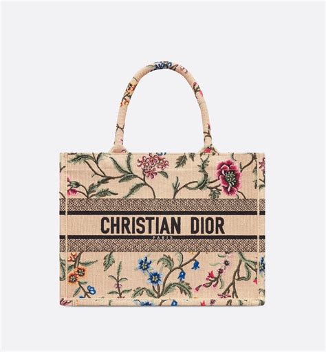 beige multicolor dior book tote phoenix embroidered canvas bag|How it's made: the iconic Dior Beige Multicolor Mizza Embroidery .